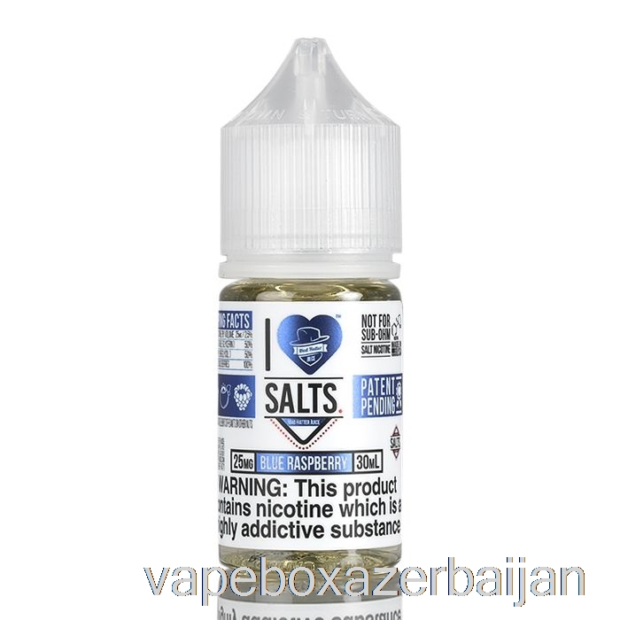 E-Juice Vape Blue Raspberry - I Love Salts - 30mL 25mg